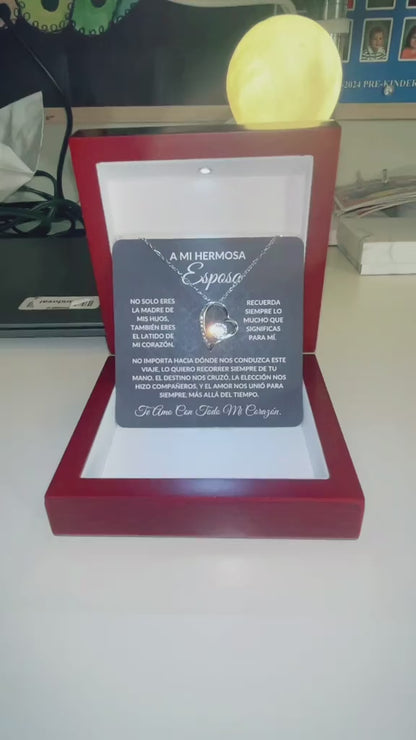 Collar Corazon +CAJA REGALO  SP